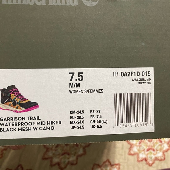 Timberland Garrison Trail Waterproof mid hikers , 7.5 - Picture 6 of 14